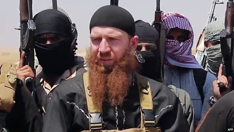  Abu Omar al-Chechen  líder del  Jaish Muhajireen wal-Ansar