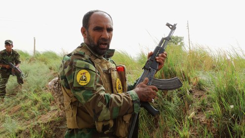 Soldado del las Milicas Hezbolah
