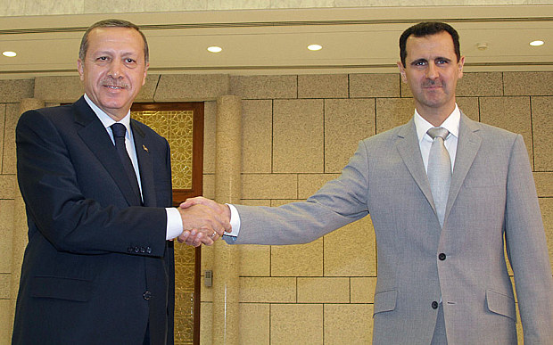 Erdogan y Bashar Al Assad